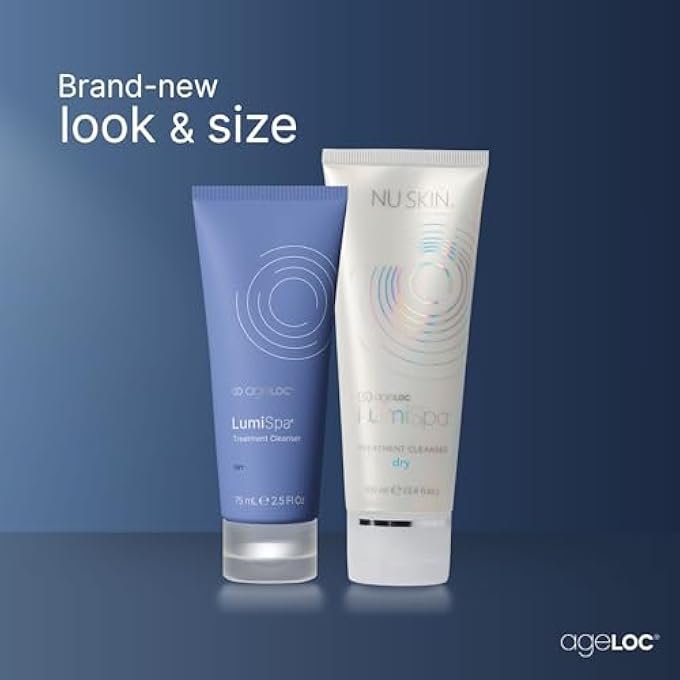 Nu Skin AGELOC LUMISPA TREATMENT CLEANSER | DRY SKIN | CUSHIONS AND GENTLY CLEANSES FOR SOFT, SUPPLE SKIN | ENHANCED LUMISPA PERFORMANCE | INFUSED WITH AGELOC TECHNOLOGY | 3.4 FL OZ - Image 2